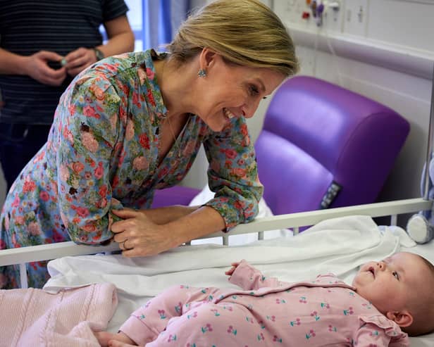 Sophie, Duchess of Edinburgh, visited Leeds Children's Hospital on March 20. Photo: Leeds Teaching Hospitals NHS Trust.