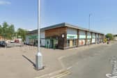 A large police scene was spotted at the Co-operative store in Swarcliffe on Friday morning