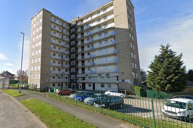 A man has been stabbed inside Brooklands Towers in Seacroft, Leeds.