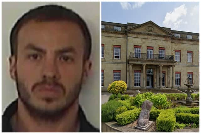Dobbs stayed at luxurious hotels, including Shrigley Hall (pictured) which put him in breach of his CPO. (pics by CPO /National World)