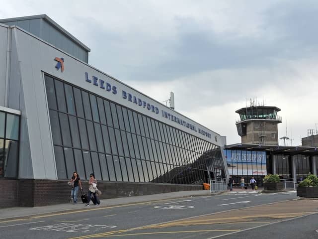 Leeds Bradford Airport, pictured in 2017.
