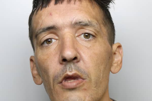 Sykes was jailed for attacking a man who filmed him as he tried to steal alcohol. (pic by WYP)