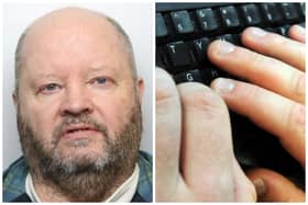 Carl Wood has been deemed a danger to children after being caught once again trying to groom children online. (pics by WYP / National World)
