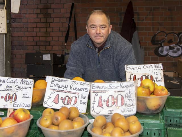 Shaun Dolan, 60, is an outdoor trader at Leeds Kirkgate Market. Photo: Tony Johnson