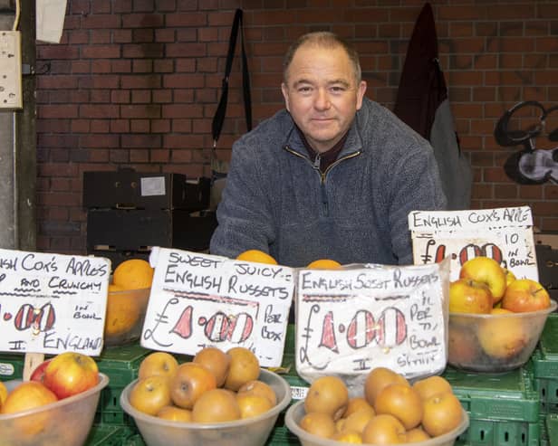 Shaun Dolan, 60, is an outdoor trader at Leeds Kirkgate Market. Photo: Tony Johnson