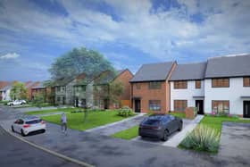 Plans to demolish 40 homes and build 28 affordable built-to-rent homes in Moortown have been revealed. Picture by IC Planning