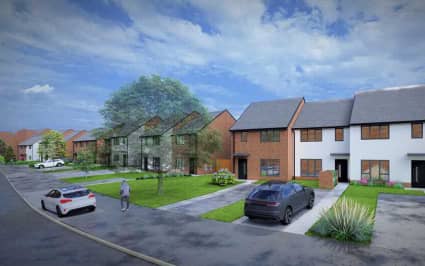 Plans to demolish 40 homes and build 28 affordable built-to-rent homes in Moortown have been revealed. Picture by IC Planning
