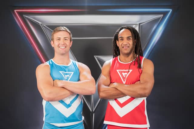 Finlay and Wesley will go head to head in the Gladiators final (Photo: BBC / James Stack / © Hungry Bear Media Ltd)