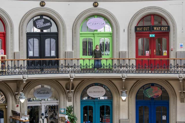 Amy Garth, 29, outside her vintage shop in Corn Exchange. Photo: Tony Johnson