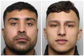 Hanif (left) and Iqbal were jailed after police found £156,000 of drugs. (pics by WYP)