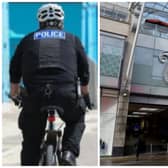 Hall stole the bicycle from outside Trinity Leeds as the officer attended a police gathering. (pics by National World)