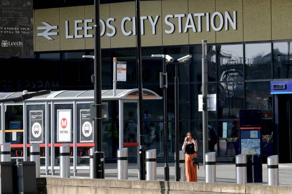 The fight started at the McDonald's at Leeds train station.
