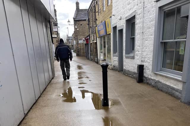 Residents in Otley have complained about the "rubbish" resurfacing work carried out on Mercury Row. Photo: Jonny Paley