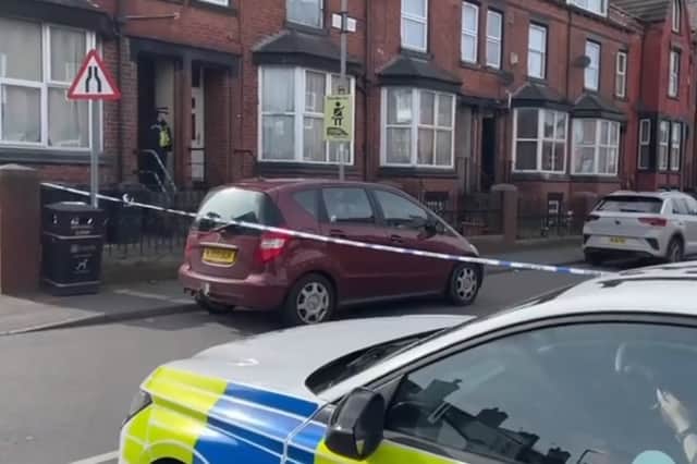 Police on Tempest Road, Beeston, where the body of Ruth Baker was found. George Chalmers has been arrested on suspicion of her murder. (pic by National World)