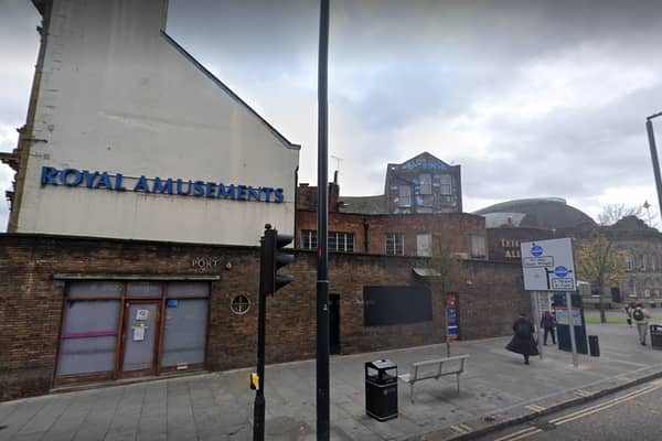 Green light has been given to the construction of a new bar and cafe in a currently vacant office above the Royal Amusements in central Leeds. Picture by Google