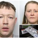 Bucknall and Bennett were both given custodial sentences this week for laundering cash made from drug dealing. (pics by WYP / Getty)