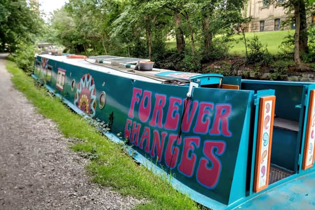Greg and Frankie Owens sold their house to live their dream of a nomadic life aboard the 'Forever Changes' narrowboat.