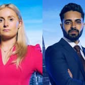Leeds candidates Rachel Woolford and Dr Paul Midha got through to the penultimate episode of The Apprentice. Photo: BBC/Naked/Ray Burmiston/PA Wire.