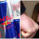 Kitson attacked his ex, punching her then hitting her with a Red Bull can. (pics by Getty / National World)