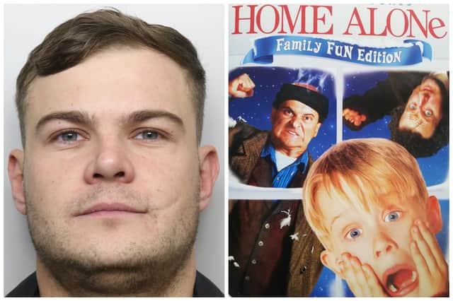 Joe Cunningham was part of a gang that burgled a home and purposely left the tap running - reminiscent of the 1990 move, Home Alone. (pics by WYP / National World)