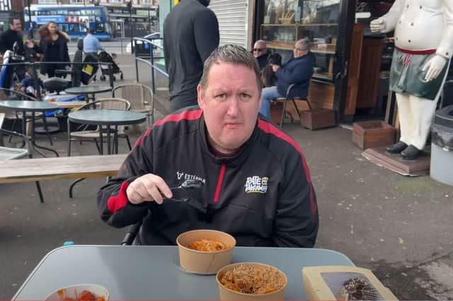 Rate My Takeaway star Danny Malin said the lasagne at Il Forno in Firth Park, Sheffield, was better than he'd had at any restaurant (Photo: Rate My Takeaway)