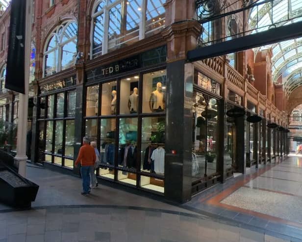The Ted Baker in the Victoria Quarter in Leeds is set to close. Photo: Google