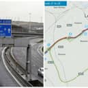 Road closures will be implemented on the M621 between Junction 2 (Elland Road) and 2a (Cemetery Road). Pictures: National World/National Highways