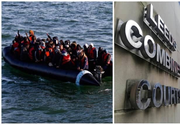 Murati was kicked out of the UK but returned on a small boat across the English Channel. (pics by Getty / National World)