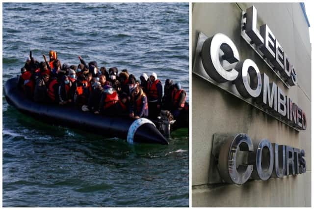Murati was kicked out of the UK but returned on a small boat across the English Channel. (pics by Getty / National World)