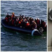 Murati was kicked out of the UK but returned on a small boat across the English Channel. (pics by Getty / National World)