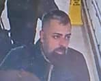 British Transport Police want to speak to this man about a sexual assault on a train travelling from Birmingham to Leeds.