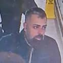 British Transport Police want to speak to this man about a sexual assault on a train travelling from Birmingham to Leeds.