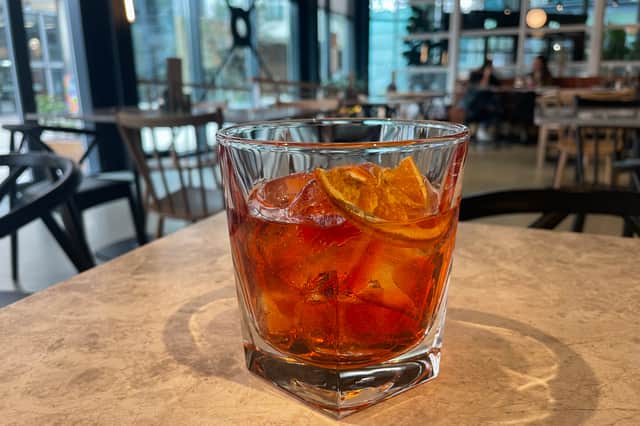 Fearns offers an enormous Negroni. Photo: National World.