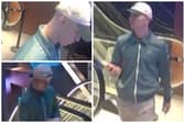 CCTV images released by West Yorkshire Police in relation to a 16-year-old girl who was sexually assaulted by a man after being approached at a bus stop in Leeds. Photos: West Yorkshire Police