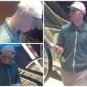 CCTV images released by West Yorkshire Police in relation to a 16-year-old girl who was sexually assaulted by a man after being approached at a bus stop in Leeds. Photos: West Yorkshire Police