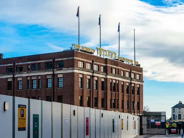 A 28-storey block of flats is set to form part of the plans to transform the former Tetley Brewery site in Leeds with hundreds new homes and a city centre park. Photo: James Hardisty.