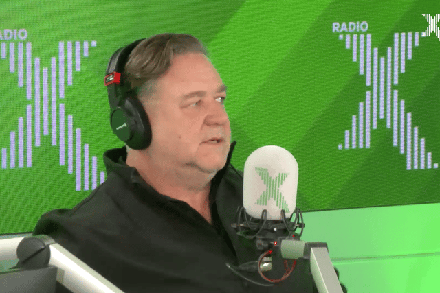 Russell Crowe was discussing his love for Leeds United during a radio interview with Chris Moyles. Photo: Radio X