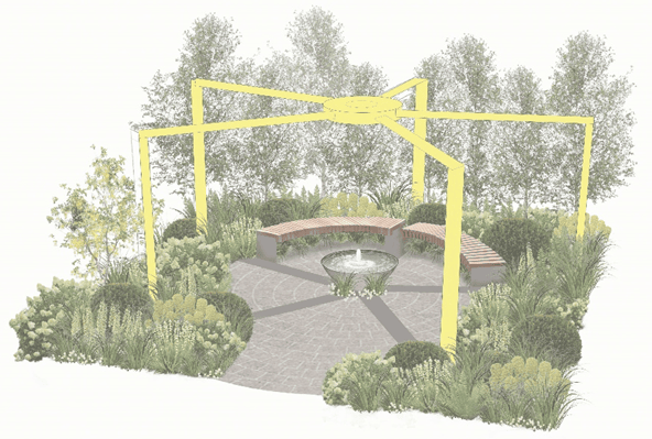 The plans for the ‘Reflection and Remembrance Garden’ have been shared by Yorkshire Air Ambulance