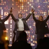 Take That returns to Leeds this week for a record breaking four nights at First Direct Arena.  (Photo by John Phillips/Getty Images for The National Lottery) 