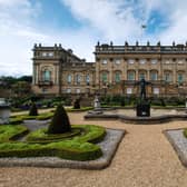 Harewood House was the backdrop for the car company’s promotion of its luxury sports SUV car. 