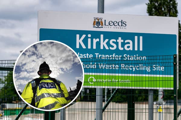 The tip on Kirkstall Road was evacuated as police were called to a "potentially suspicious package" on April 16. Photo: National World.