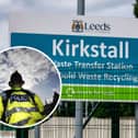 The tip on Kirkstall Road was evacuated as police were called to a "potentially suspicious package" on April 16. Photo: National World.