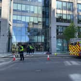 Police, firefighters and paramedics have been called out to the incident in Whitehall Road, Leeds city centre (Photo by National World)
