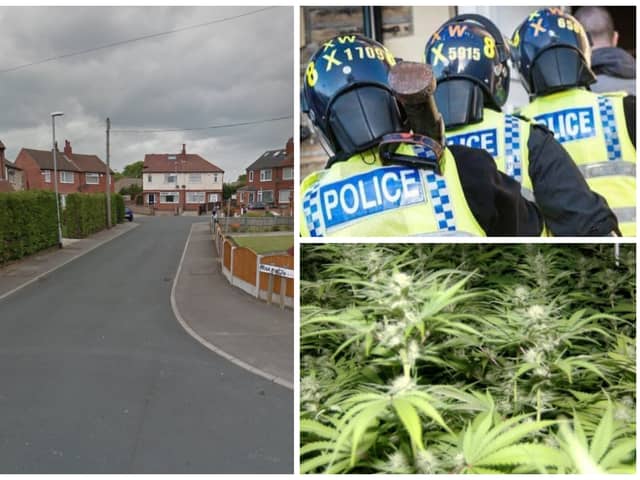 The 336-plant cannabis farm was found at the house on Brian Place, Crossgates. (pics by Google Maps / National World)