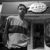 Urban Muhammad said Smokers Delight by Nightmares on Wax, an English DJ and record producer, is one of the best albums from a Leeds musician. It was released in 1995. Pictured is George Evelyn (left) in Sheffield, 1990. 
