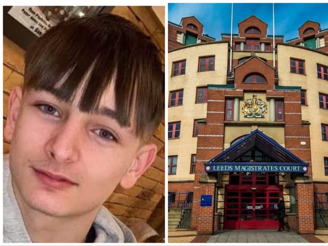 Renai Wilks appeared at Leeds Magistrates' Court this afternoon over the murder of Jamie Meah (pictured). (pics by WYP / National World)