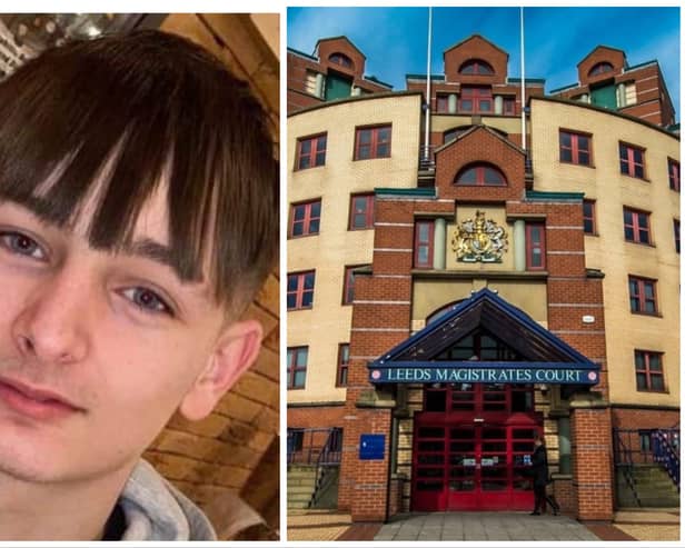 Renai Wilks appeared at Leeds Magistrates' Court this afternoon over the murder of Jamie Meah (pictured). (pics by WYP / National World)
