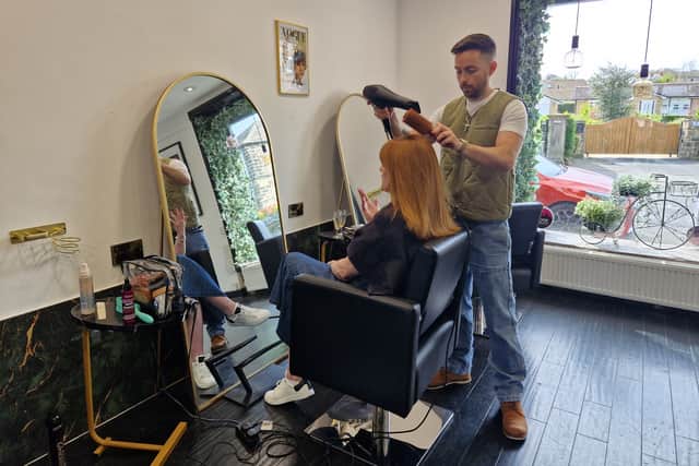 The winners enjoyed their meet-and-greet and hair treatment at Rory James Salon in Horsforth (Photo by National World)