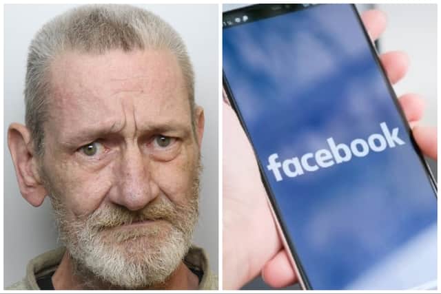 Burke (pictured) contacted the supposed girl on Facebook, but it was a profile set up by paedophile hunter group. (pics by WYP / Adobe)