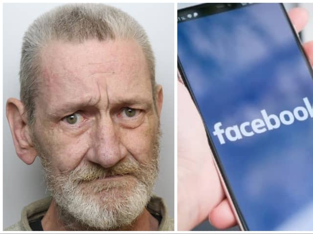 Burke (pictured) contacted the supposed girl on Facebook, but it was a profile set up by paedophile hunter group. (pics by WYP / Adobe)